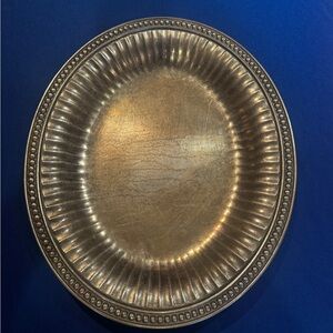 Wilton Armetale Silver Oval Platter. 14 1/2” X 12”